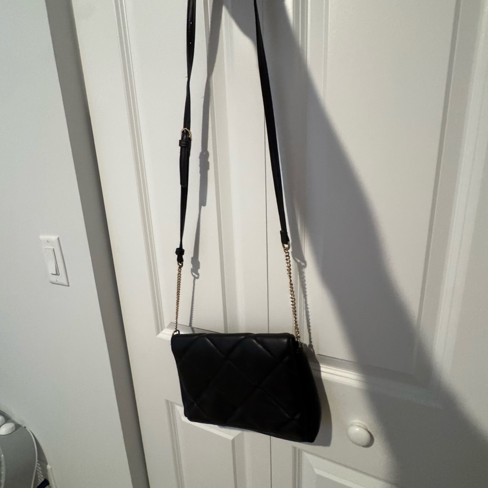 A New Day Black Crossbody Bag Structured Design
